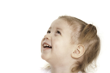 Image showing Happy toddler girl