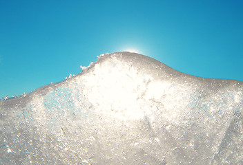 Image showing Ice and sun