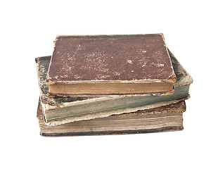 Image showing Antique books isolated