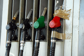 Image showing Gas pumps