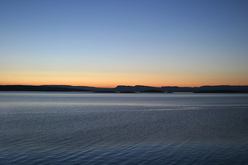 Image showing Oslo Fjord Sunset