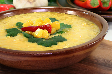 Image showing Corn soup