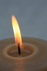 Image showing burning candle