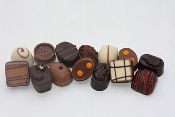 Image showing Luxury Belgium chocolates