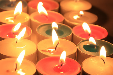 Image showing Votive candles