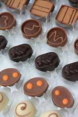 Image showing Chocolates in a presentation box