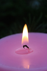 Image showing Pink candle