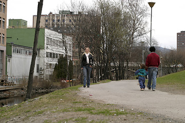 Image showing Walking in Park