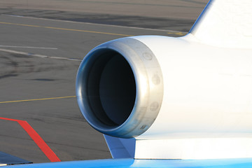 Image showing airplane engine