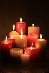 Image showing group of candles