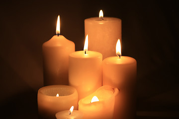 Image showing group of candles