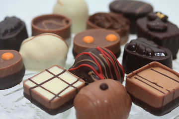 Image showing Luxury Belgium chocolates