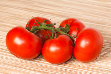 Image showing tomatoes on a table