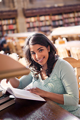 Image showing Asian student studying
