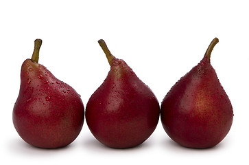 Image showing red pears