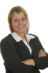 Image showing Friendly businesswoman
