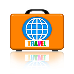 Image showing Suitcase for travel