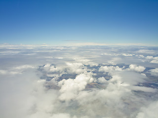 Image showing over the clouds