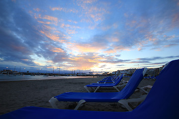 Image showing Los Cristianos harbor.