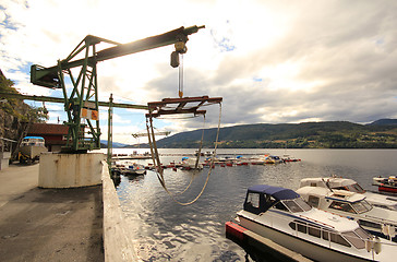 Image showing Boats on the marina.