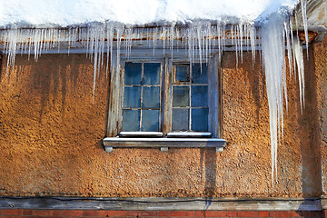 Image showing Windows Beneath Icicles