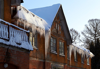 Image showing Windows Beneath Icicles