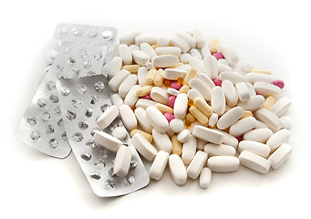 Image showing Pills and empty packages