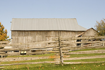 Image showing Barn and Fence