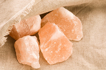 Image showing Pink salt of Hymalayas. mineral 