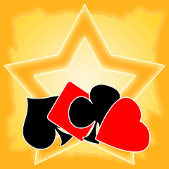 Image showing Gaming Cards Star