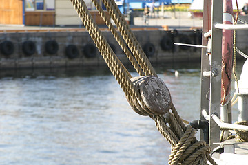 Image showing Boat Pulley