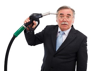 Image showing Head shoot with gas nozzle