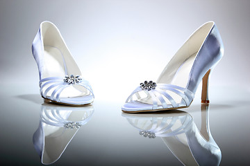 Image showing Elegant wedding shoes