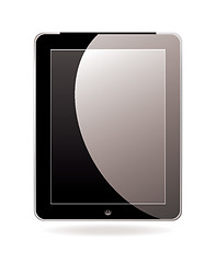 Image showing Computer tablet black