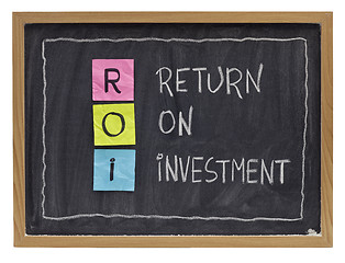 Image showing return on investment concept