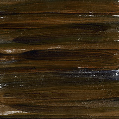 Image showing dark brown grunge painted canvas 