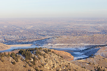 Image showing winter afternoon in Colorado Front Range