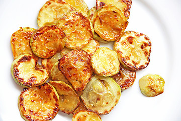 Image showing  Fried zucchini