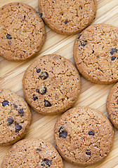 Image showing Delicious chocolate chip cookies 