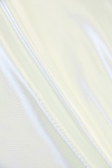 Image showing Smooth elegant white silk as wedding background 