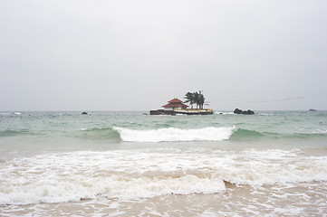 Image showing Building in the ocean