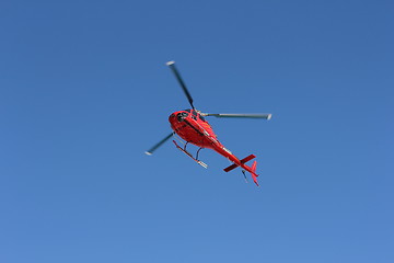Image showing Helicopter in the sky