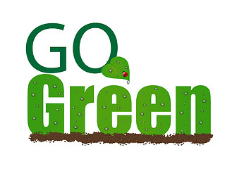 Image showing Go Green