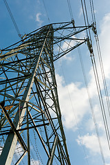 Image showing High-tension pylon