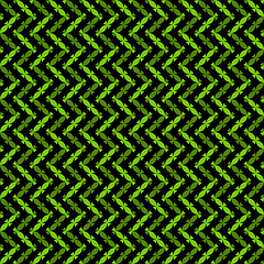 Image showing Black-green repeating ornament