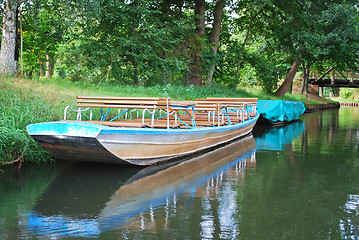 Image showing spreewald boat