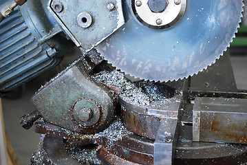 Image showing industrial metal saw