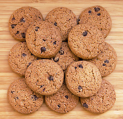 Image showing Delicious chocolate chip cookies 