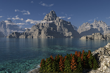 Image showing Mountain Lake