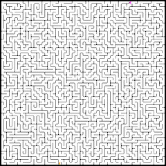 Image showing illustration of pergect maze. EPS 8